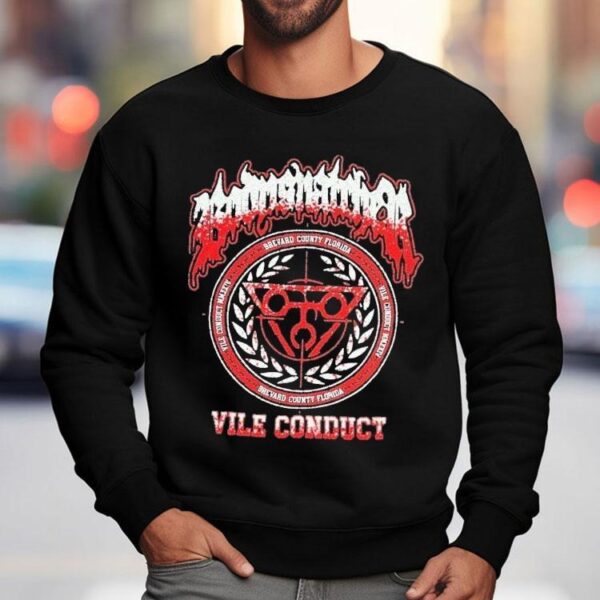Bodysnatcher Vile Conduct Bloody Brevard County Florida Shirt