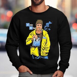 Breaking Bad Vote Blue Hello My Name Is Hunter Sweatshirt