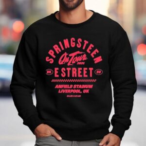 Bruce Springsn And The E Street Band Show Liverpool Sweatshirt