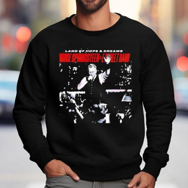 Bruce Springsn Monochrome Live Performance Land Of Hope And Dreams Shirt