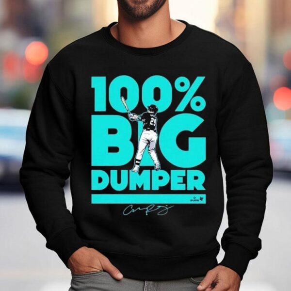 Cal Raleigh 100% Big Dumper Seattle Mariners Signature Shirt