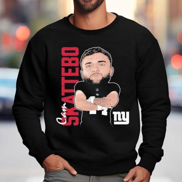 Cam Skattebo Rookie New York Giants Illustration Shirt
