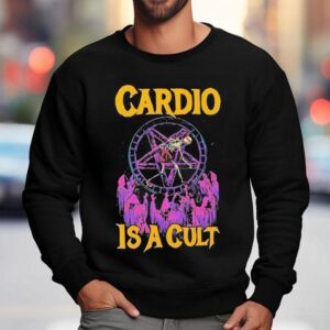 Cardio Is A Cult Skeleton Sweatshirt