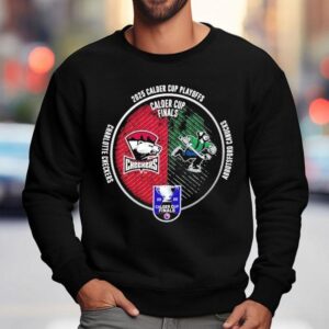 Charlotte Checkers Vs Abbotsford Canucks Calder Cup Finals Dueling Souvenir Sweatshirt