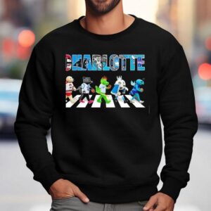 Charlotte Sports Team Mascot Abbey Road Sweatshirt