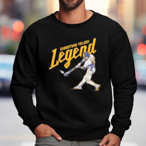 Christian Yelich Legend Milwaukee Brewers Baseball Shirt