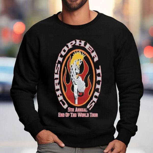 Christopher Titus 5th Annual End Of The World Tour 2025 Logo Shirt