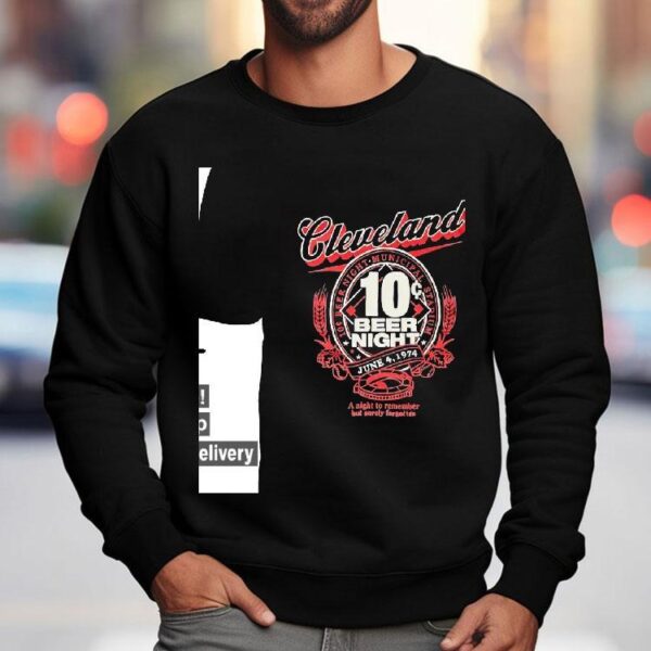 Cleveland 10 Beer Night Municipal Stadium A Night To Remember But Surely Forgotten 1974 Vintage Shirt