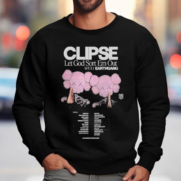 Clipse Let God Sort Em Out Tour 2025 Dates With Earthgang Shirt