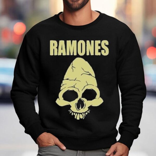 Cm Punk Wearing Ramones Skull Shirt