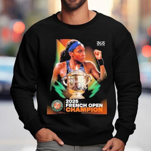 Coco Gauff Beat Aryna Sabalenka By 2-1 Claims 2025 Roland Garros Champion Shirt