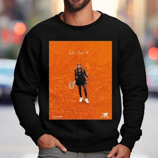 Coco Gauff Wins Her Second Major Title Win Paris 2025 Shirt