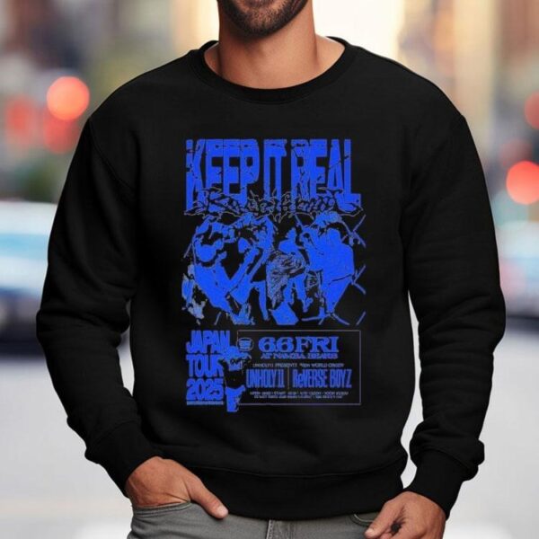 Counterparts Keep It Real Japan Tour 2025 Shirt