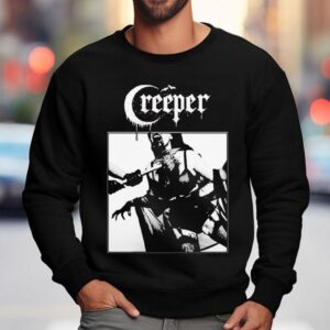 Creeper Spat Out Of Heaven Now We Are All Hellbound Headstones Sweatshirt