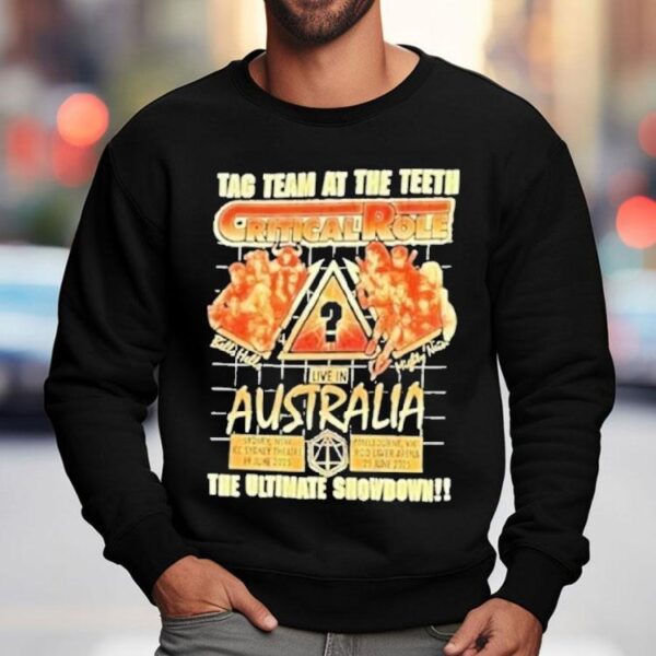 Critical Role Tag Team At The Th Live In Australia The Ultimate Showdown Shirt