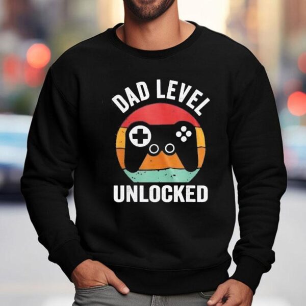 Dad Level Unlocked Video Game Shirt