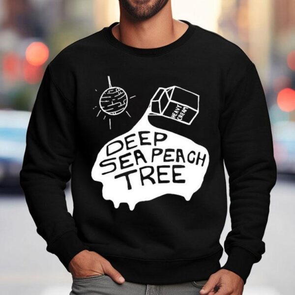 Deep Sea Peach Tree Heavy Cream Logo Shirt