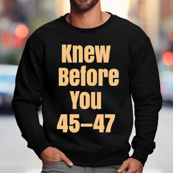 Derek Johnson Knew Before You 45 47 Shirt
