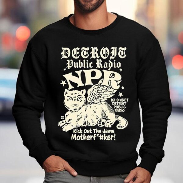 Detroit City Public Radio Kick Out The Jams Mother Fucker Boss Dog Shirt