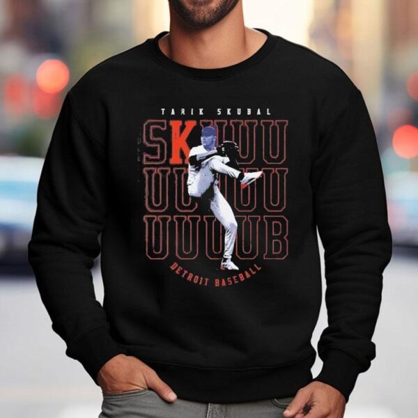 Detroit Tigers Tarik Skubal Pitching Sku Repeat Shirt