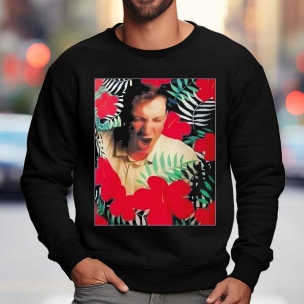 Devon Toews Wearing Cale’s Face Makar Flowers Shirt