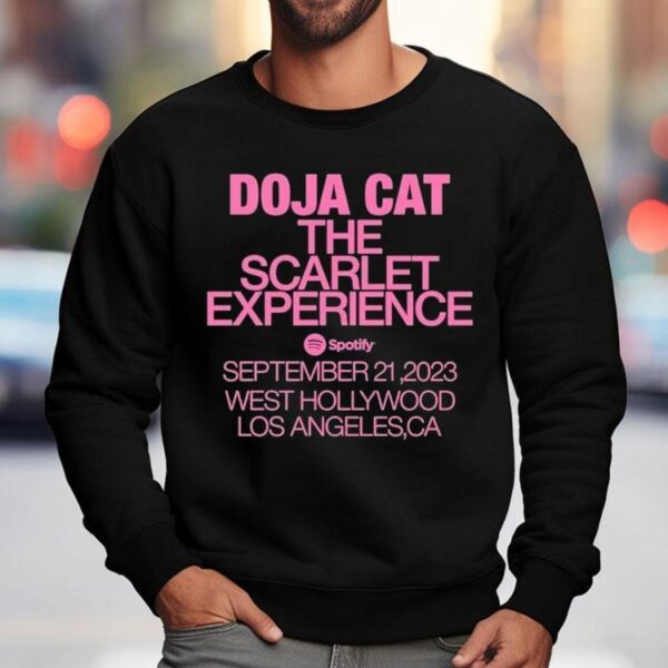 Doja Cat The Scarlet Experience September 21,2023 West Hollywood Los Angeles, Ca Shirt