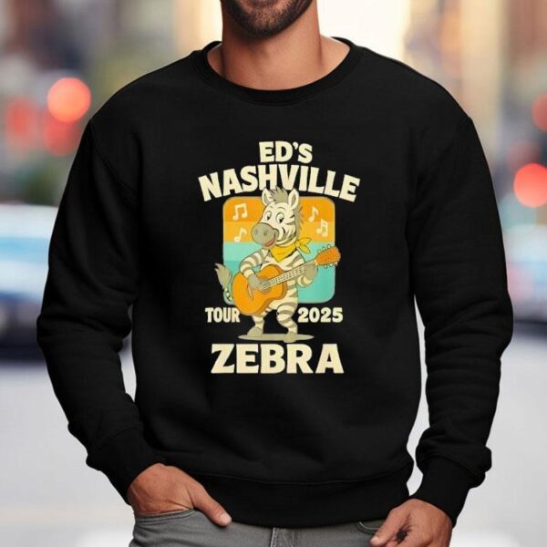 Ed’s Nashville Tour 2025 Zebra Shirt