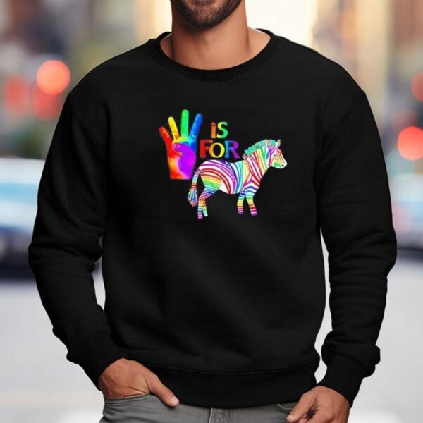 Ed The Zebra Is For Pride Shirt