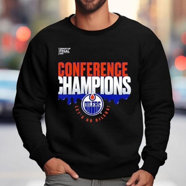 Edmonton Oilers 2025 Stanley Cup Final Western Conference Champions Let’s Go Oilers Shirt