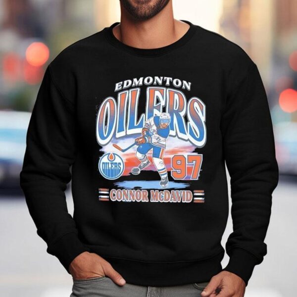 Edmonton Oilers Hockey Connor Mcdavid Cartoon Shirt