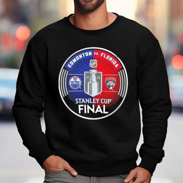 Edmonton Oilers Vs Florida Panthers Logos Nhl Stanley Cup Final 2025 Shirt