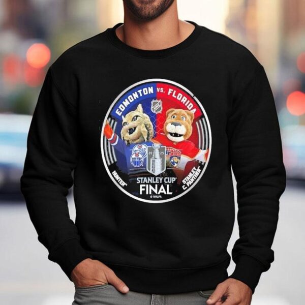 Edmonton Oilers Vs Florida Panthers Mascots Nhl Stanley Cup Final 2025 Shirt