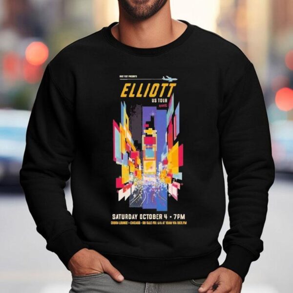 Elliott Us Tour Chicago 2025 Shirt