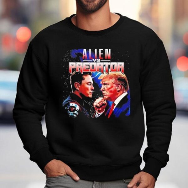 Elon Musk Vs Donald Trump As Alien Vs Predator Shirt