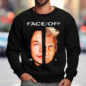 Elon Musk Vs Trump Face Off Sweatshirt