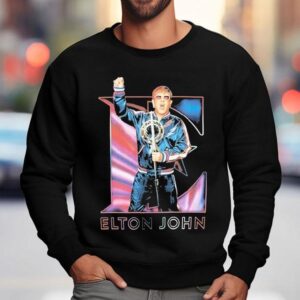 Elton John Singing Farewell Yellow Brick Road Eu Uk Tour Sweatshirt