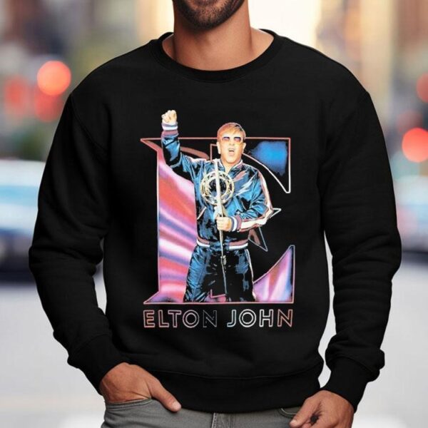 Elton John Singing Farewell Yellow Brick Road Eu Uk 2023 Tour Shirt