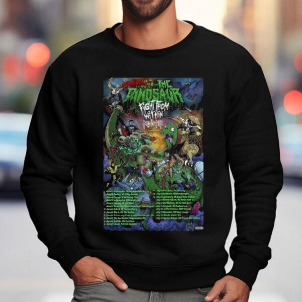 Fight From Within Fight The Dinosaur June 15 2025 Cudahy, Wi Tour Dates Show Shirt