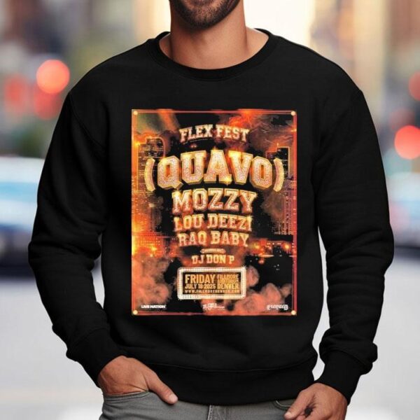 Flex Fest Denver 2025 At The Fillmore Auditorium On July 18 2025 Shirt