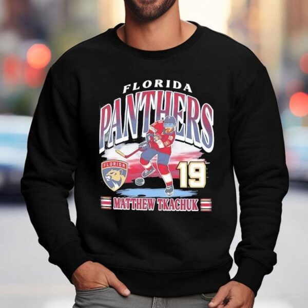 Florida Panthers Hockey Matthew Tkachuk 19 Cartoon Shirt