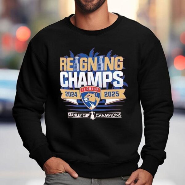 Florida Panthers Reigning Champs 2024 2025 Stanley Cup Final Shirt