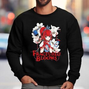 Fractured Blooms Anime Sweatshirt