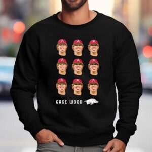 Gage Wood Arkansas Razorbacks Sweatshirt