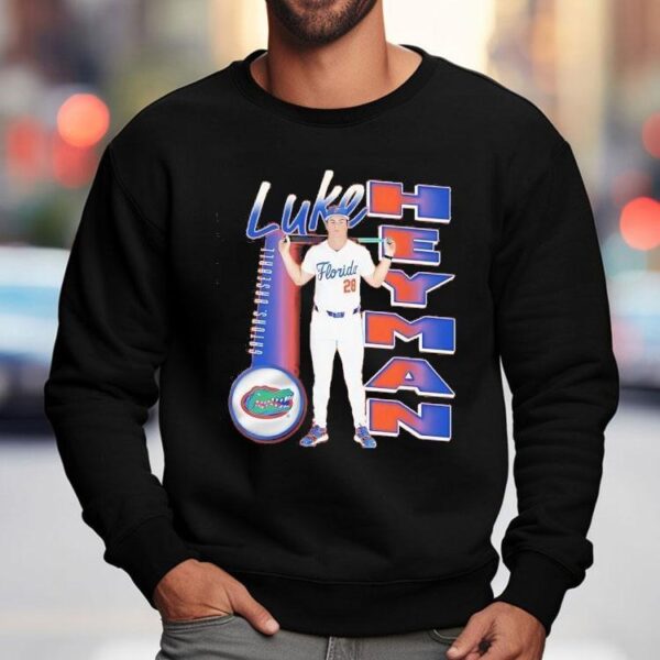 Gators Luke Heyman Step Up Batting Home Run Shirt