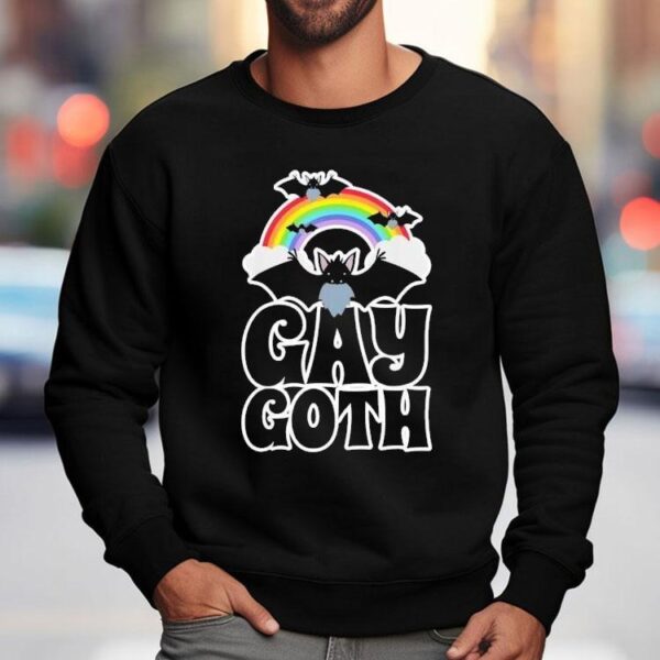Gay Goth Lgbt Pride Vampire Bat Shirt
