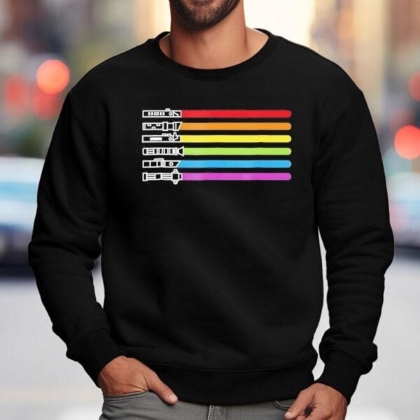 Gay Saber Rainbow Lgbt Pride Shirt