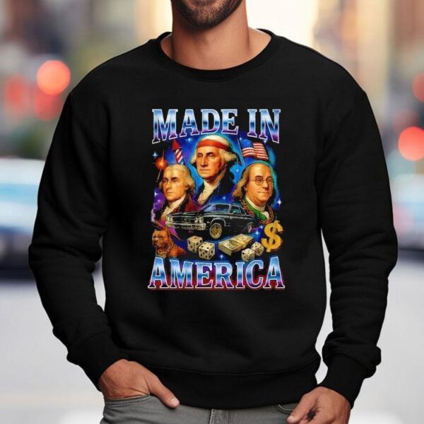 George Washington Made In America Happy 4th Of July Shirt