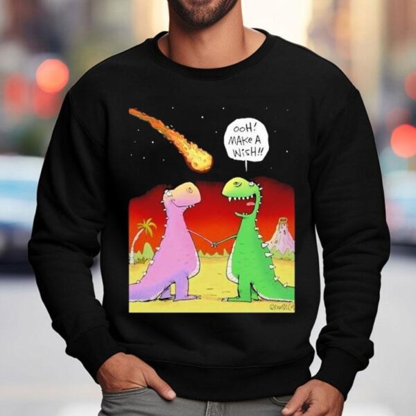 Glenn Mccoy Ooh Make A Wish Dinosaur Shirt
