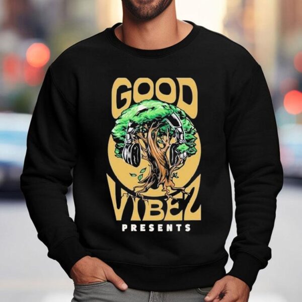 Good Vibez Headphone Tree Shirt