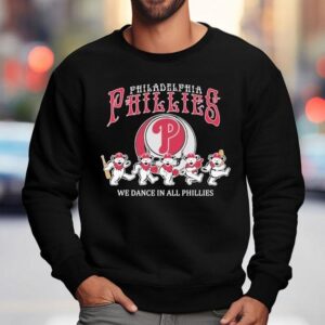 Grateful Dead Bears Philadelphia Phillies We Dance In All Phillies Sweatshirt